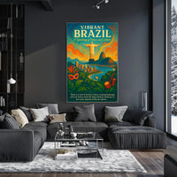 Vibrant Brazil A Symphony Of Nature Poster