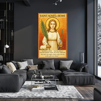 Saint Agnes of Rome Poster PosterGoat