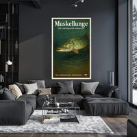 Muskellunge - The Underwater Predator Poster PosterGoat