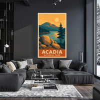 Acadia National Park Scenic Wanderlust Poster