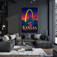 Kansas A Vibrant Tribute Poster