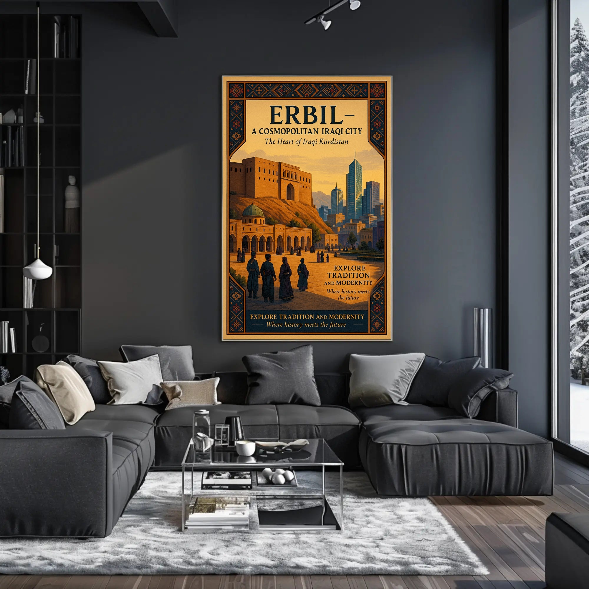 Erbil A Cosmopolitan Iraqi City Poster PosterGoat