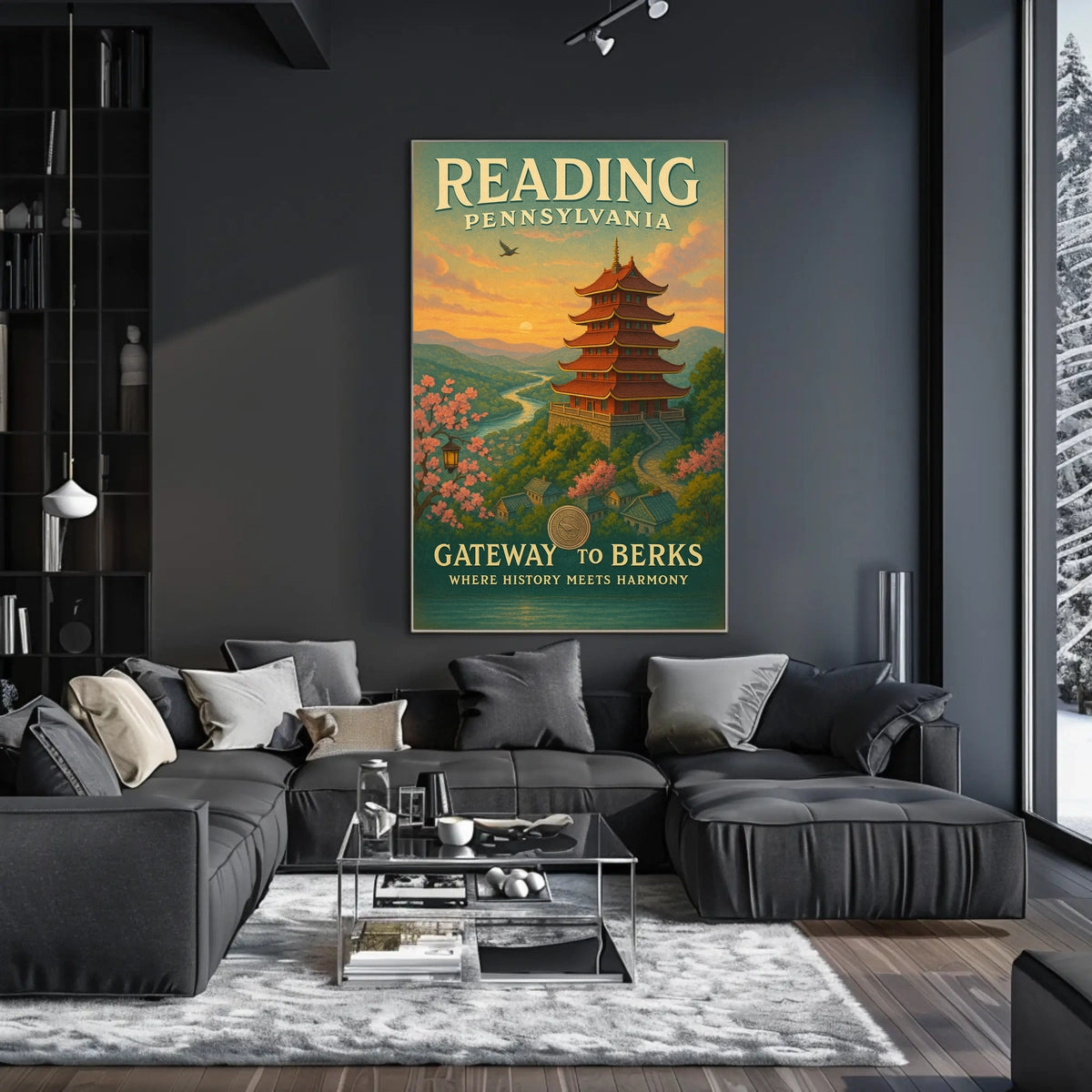 Reading, Pennsylvania Gateway to Berks Poster