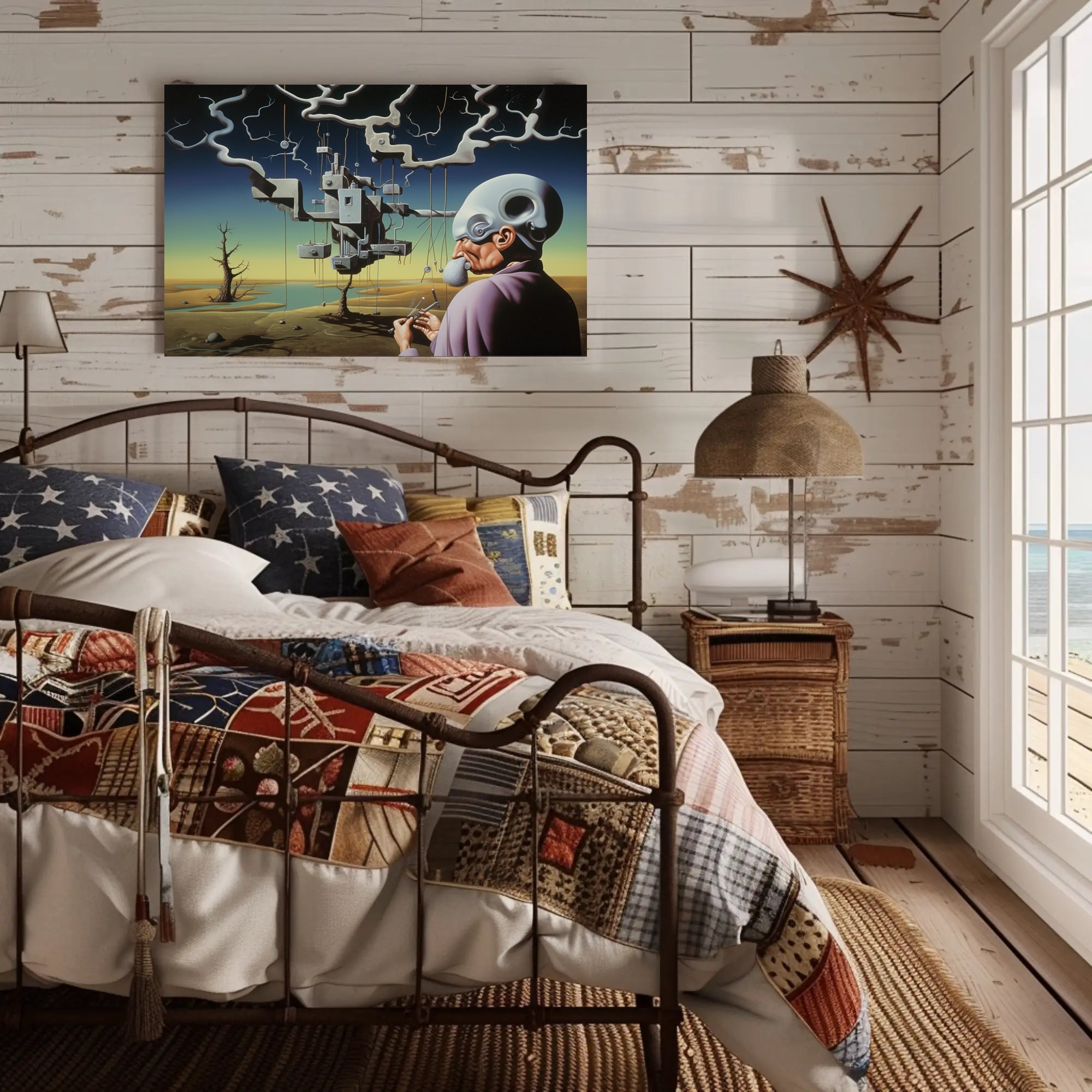 Futuristic Invention Abstract Surreal Art Sci-Fi Poster