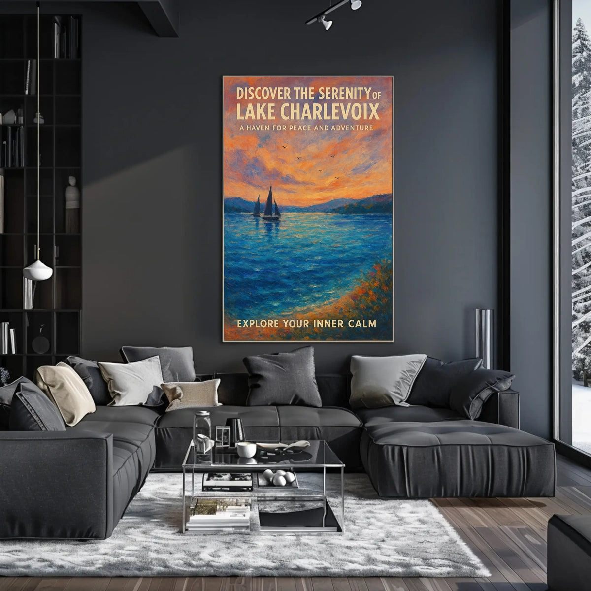 Discover the Serenity of Lake Charlevoix Poster