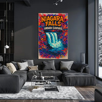 Niagara Falls Urban Canvas Poster