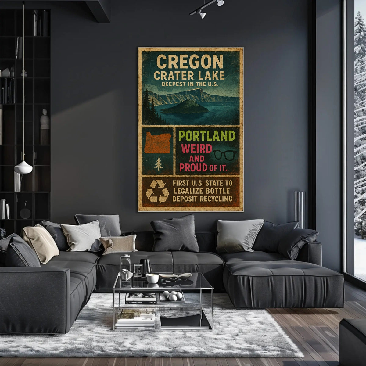 Discover Oregon Poster