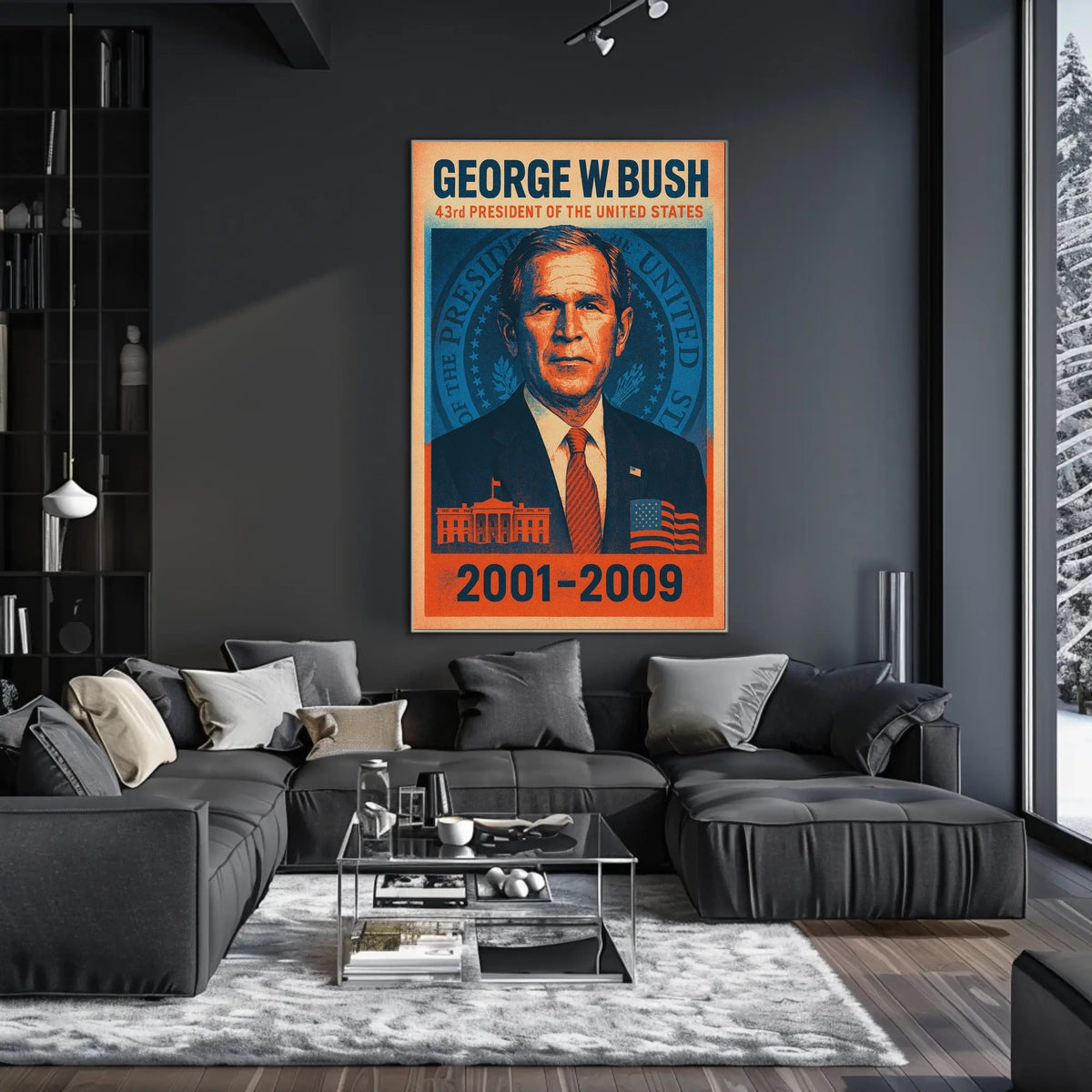 George W. Bush 43rd President Poster