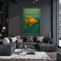 Goldfish Fresh Water Elegance Poster