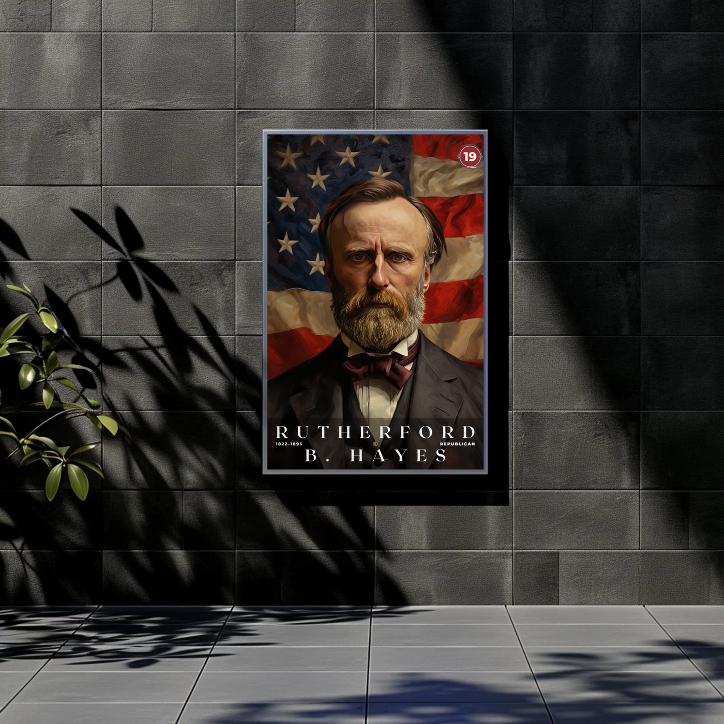 Rutherford B. Hayes 19th President Of The United States Portrait