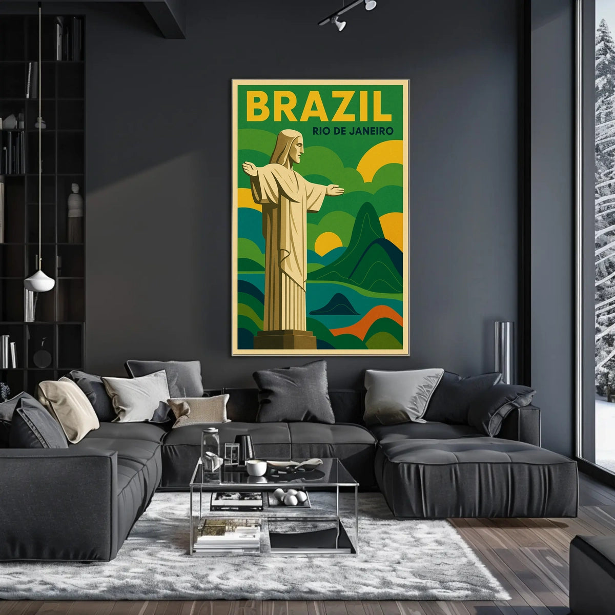 Brazil Travel Poster