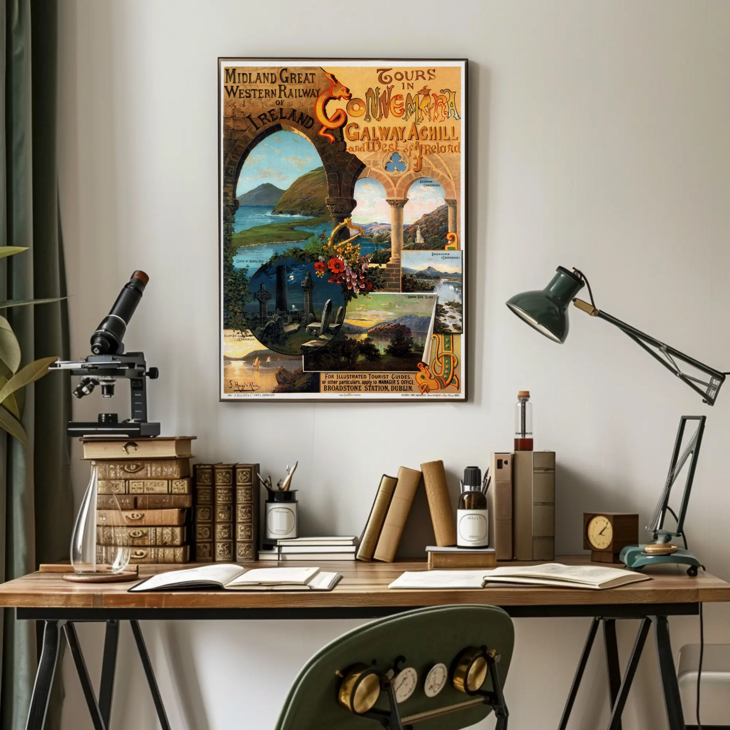 Vintage Poster - Ireland Connemara Tours
