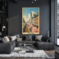 Springtime in Antwerp Poster