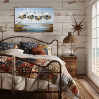 Surreal Floating Eyes Artistic Poster