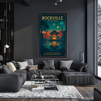 Rockville: A Twilight Canvas Poster