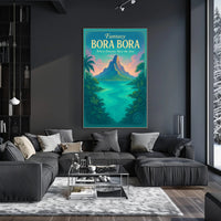 Bora Bora Dreamscape Travel Poster PosterGoat