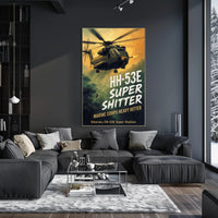 HH-53E Super Shitter Poster PosterGoat