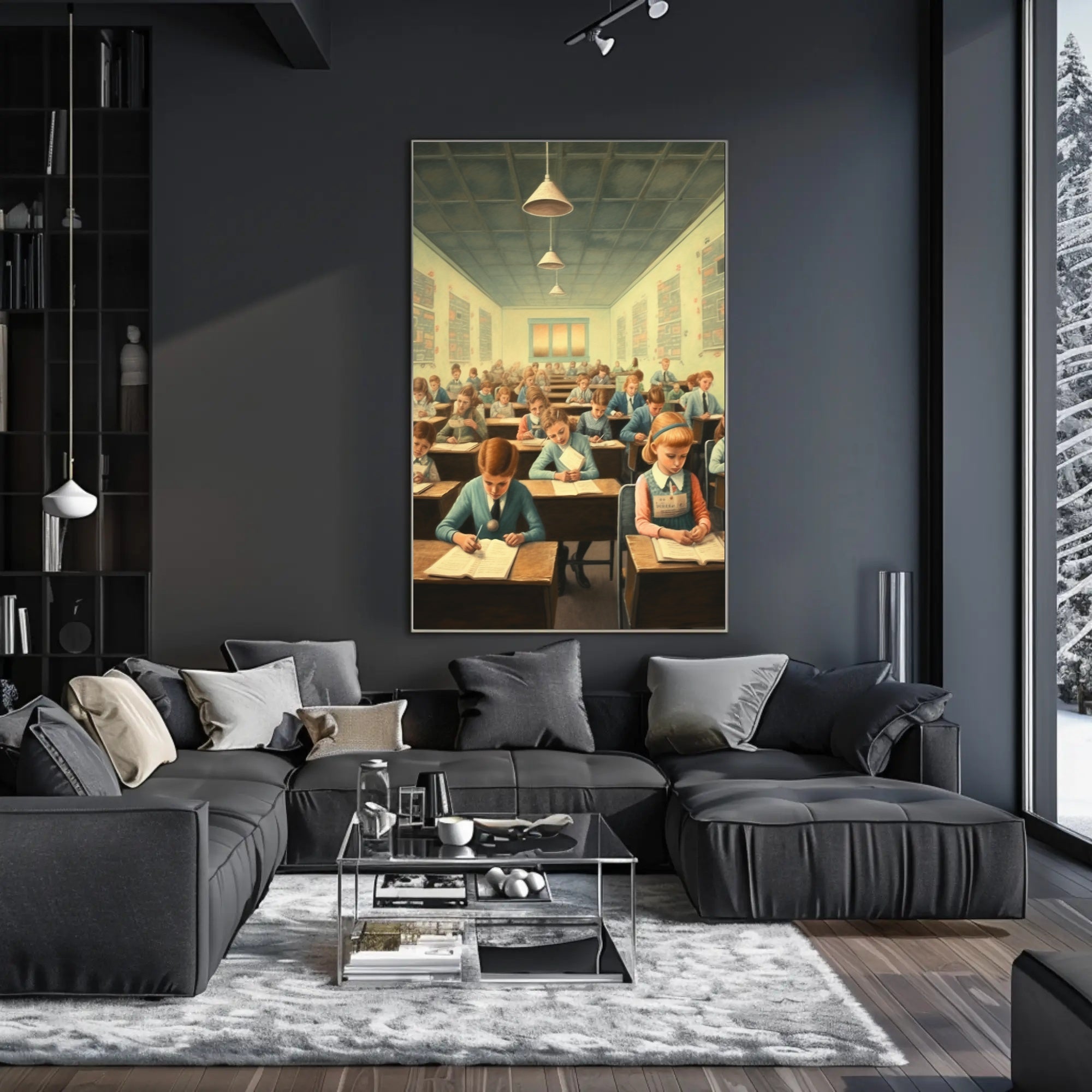 Classroom of the Past Poster