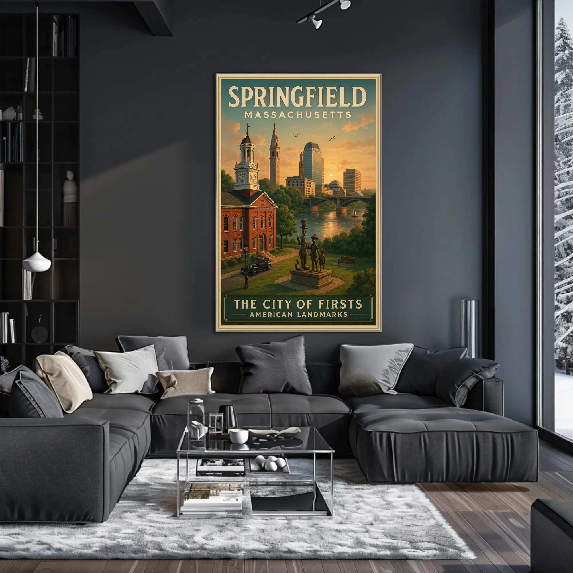 Springfield: The City of Firsts Poster
