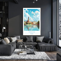 Scenic View of Krakow Poster
