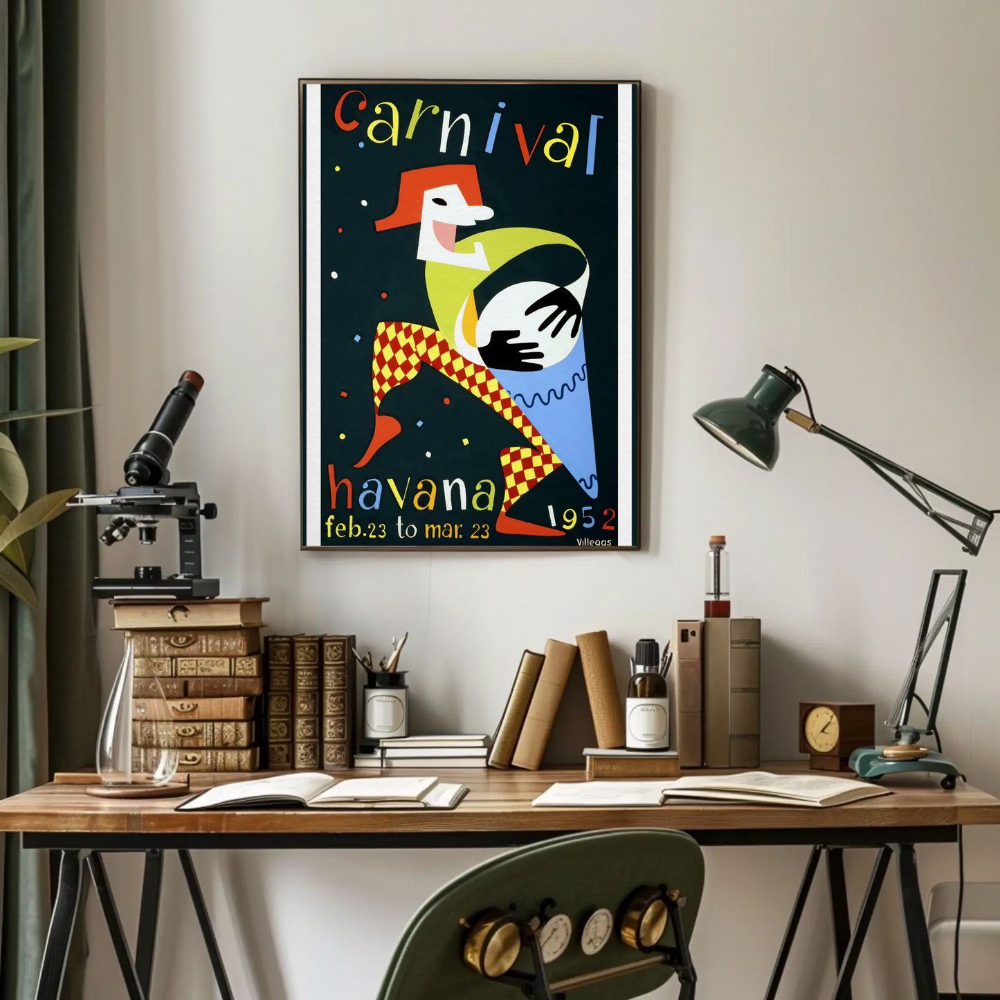 Havana Vintage Poster Carnival 1952