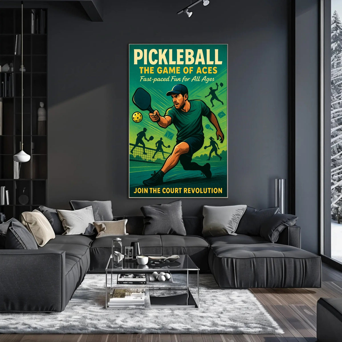 Pickleball The Game of Aces Poster