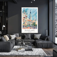 Buenos Aires Cityscape Poster PosterGoat