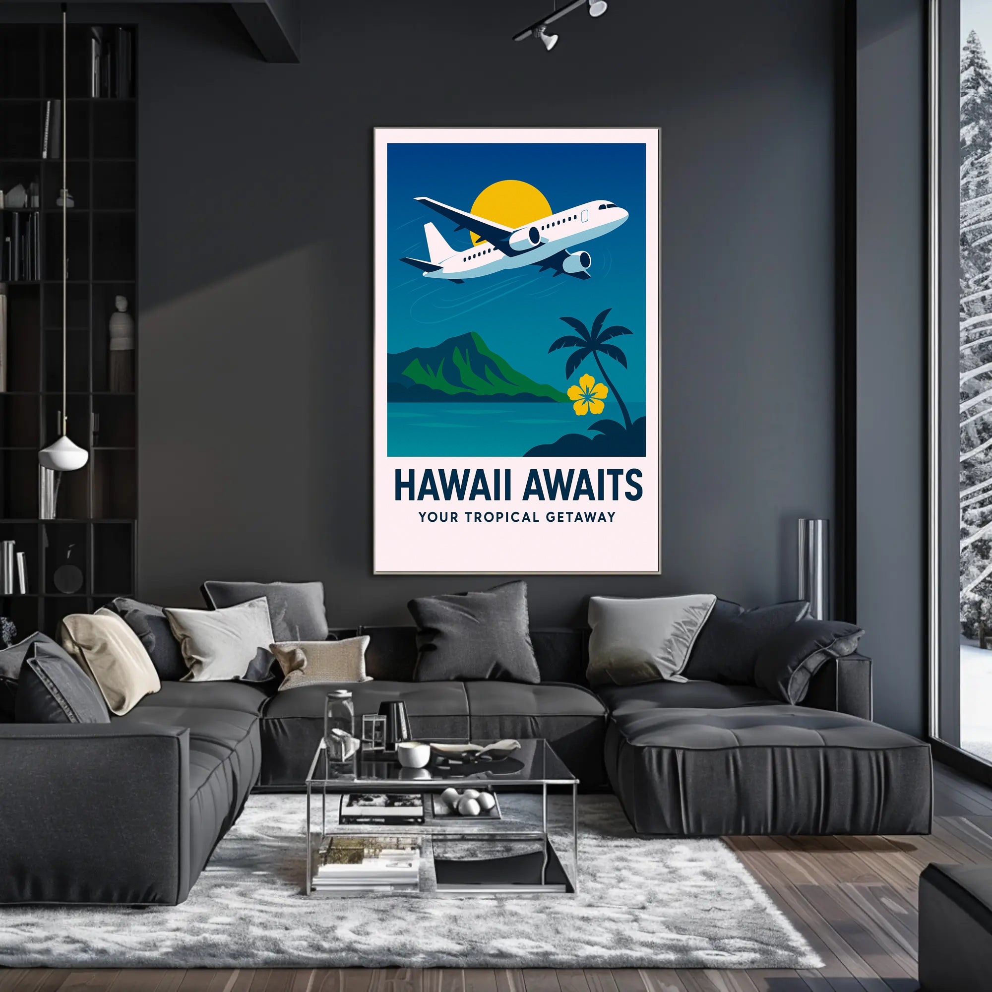 Hawaii Awaits Poster PosterGoat