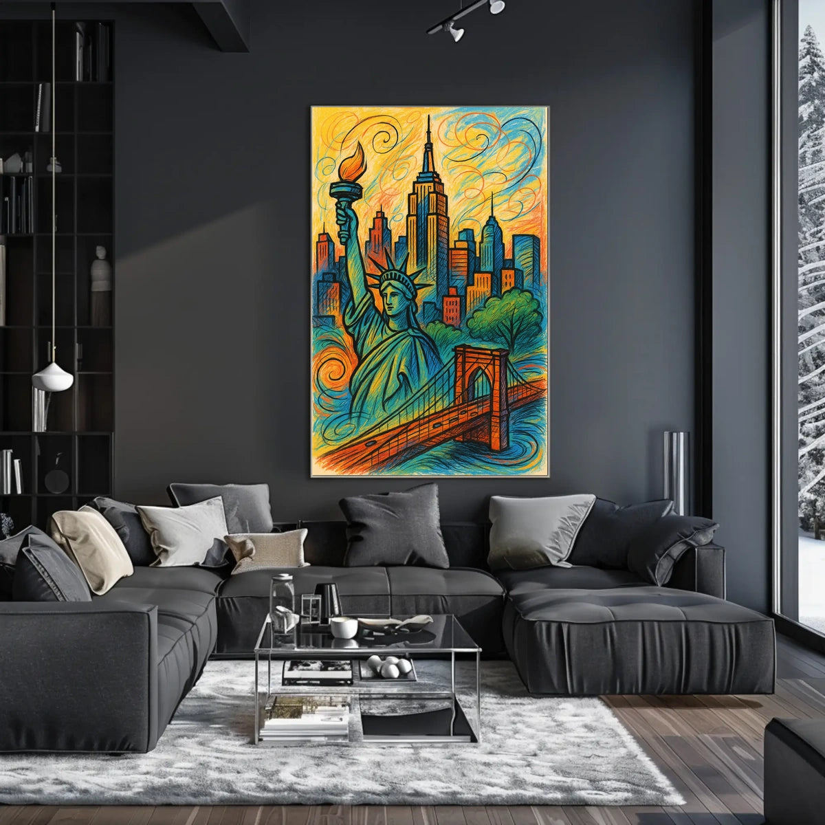 Vibrant New York Cityscape