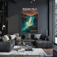 Niagara Falls Natures Fury and Beauty Poster