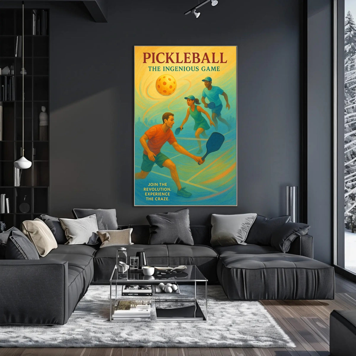 Pickleball The Ingenious Game Poster