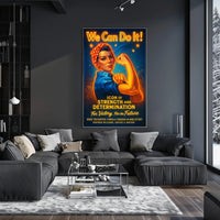 Icon of Strength and Determination Poster