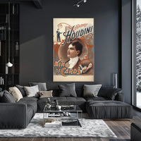 Harry Houdini King Of Cards Poster