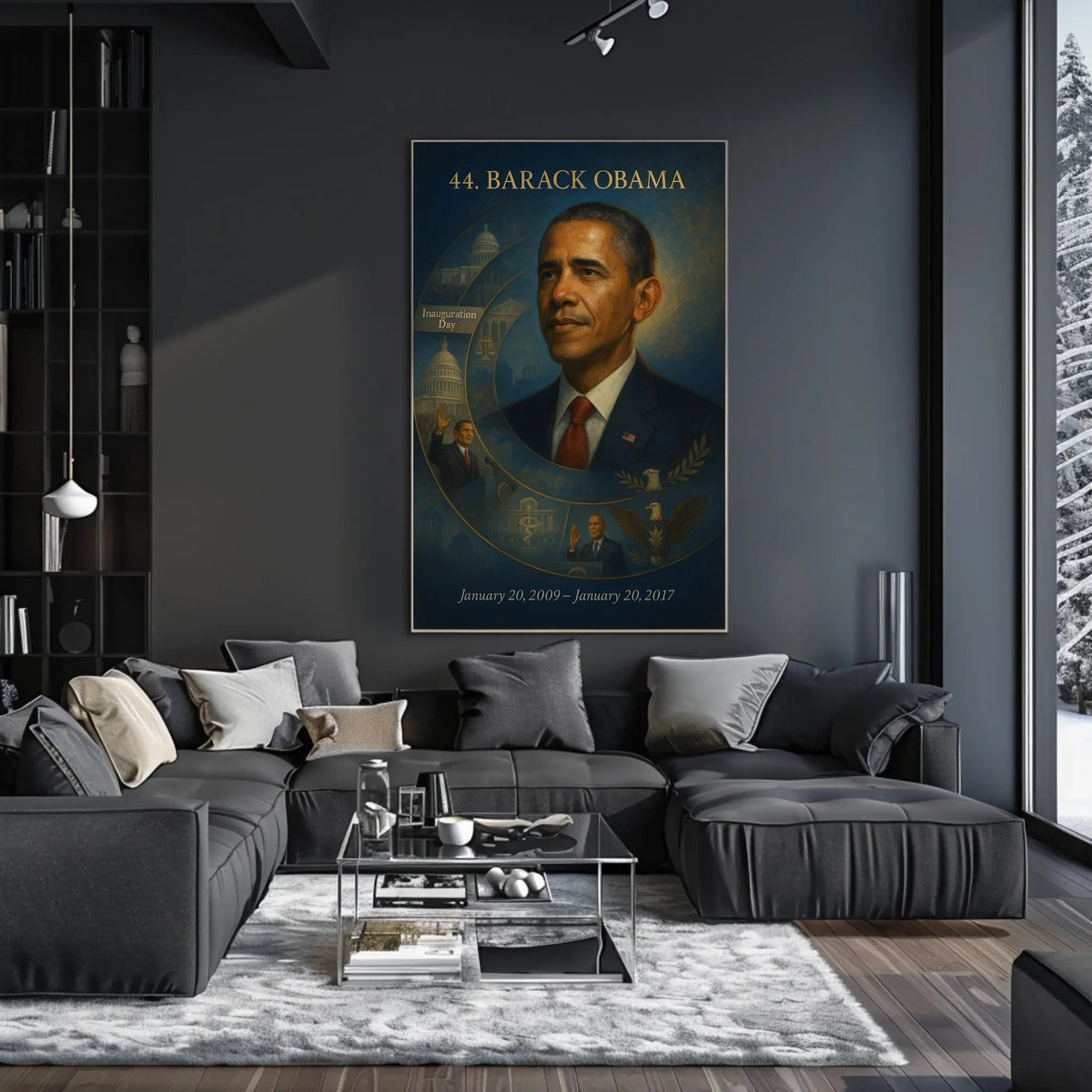 Barack Obama Presidency Tribute Historical or Presidential Poster