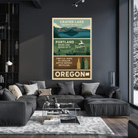 Discover Oregon Poster