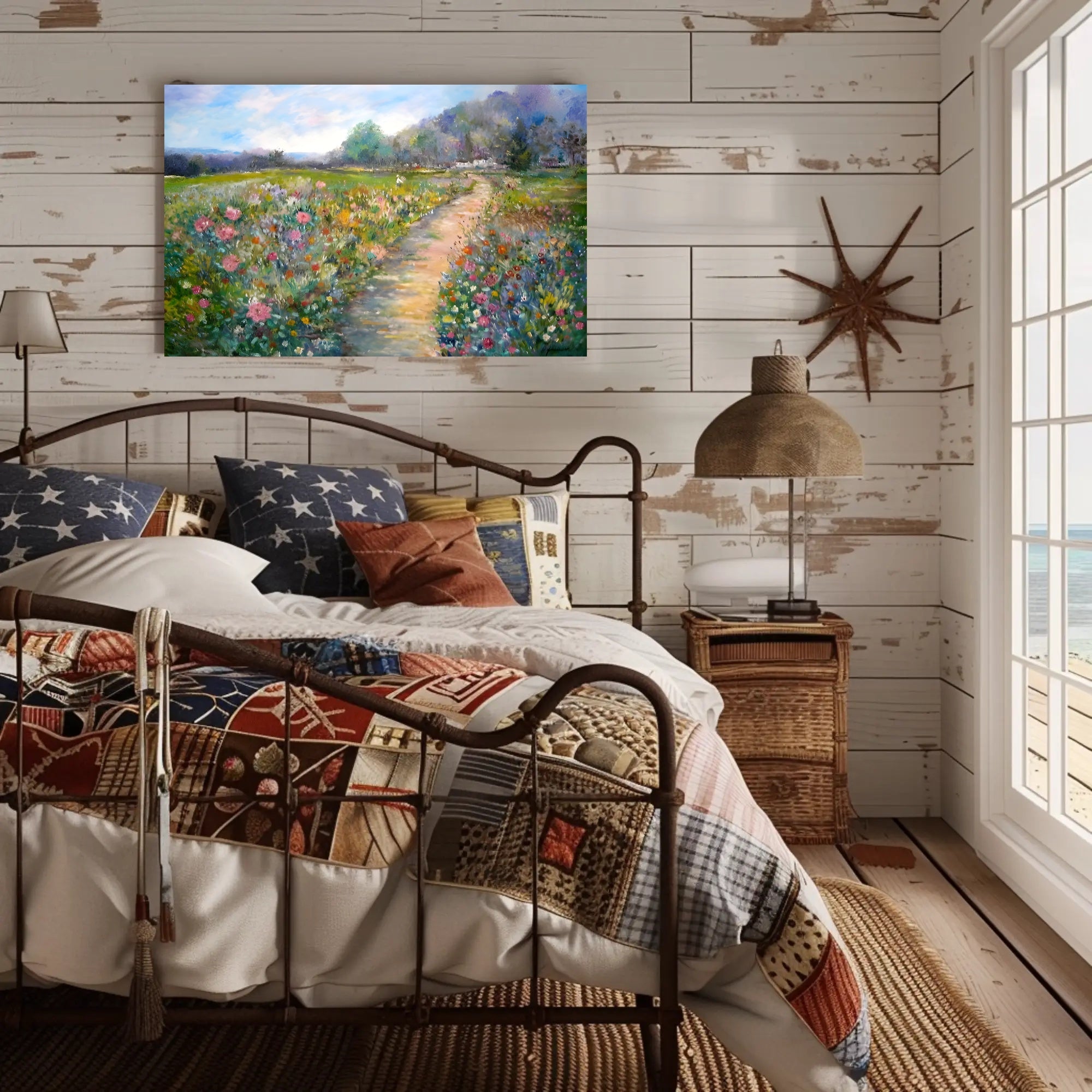 Serene Garden Pathway Poster