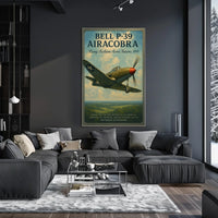 Bell P-39 Airacobra Rising Acclaims Poster