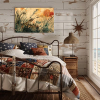 Roadrunner in Serene Watercolor Landscape Poster