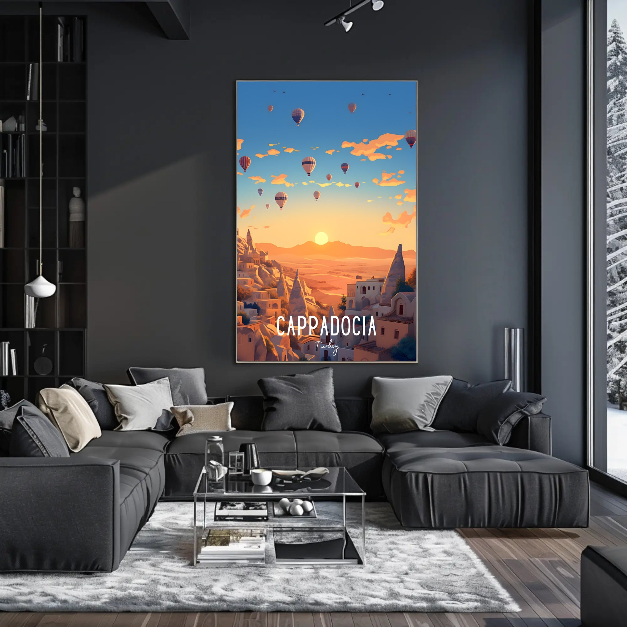 Cappadocia Sunrise Adventure Travel Poster