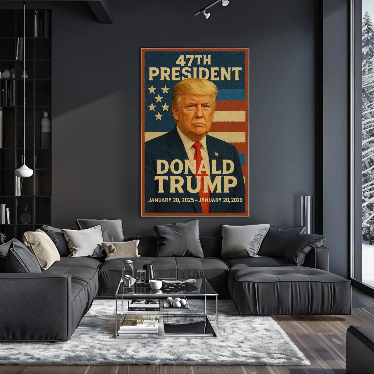 Donald Trump 47th President Poster
