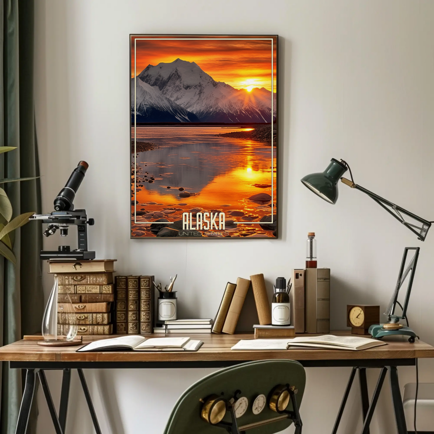 Alaska Vintage Poster