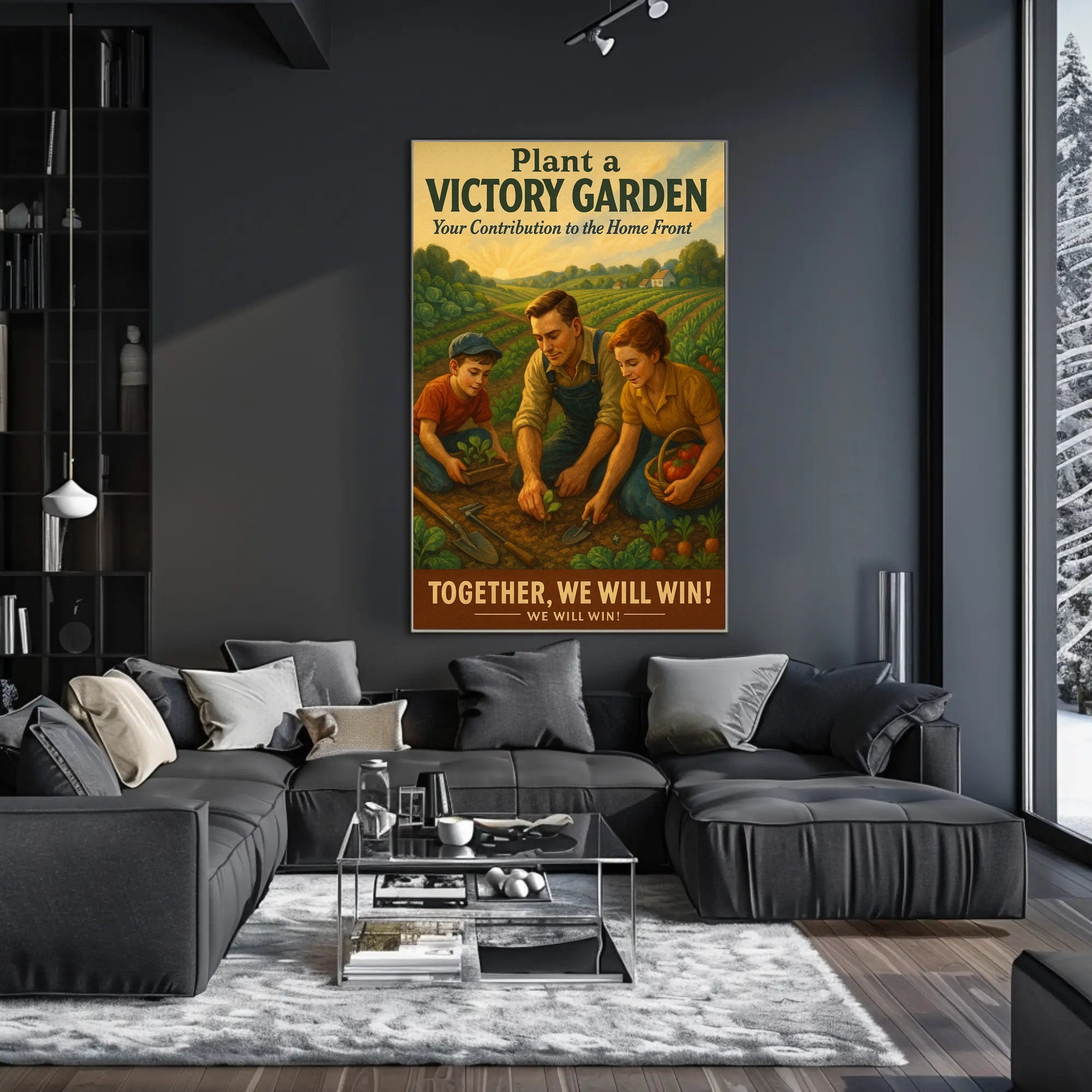 Victory Garden Propaganda Poster