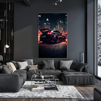 Urban Night Racer Poster PosterGoat