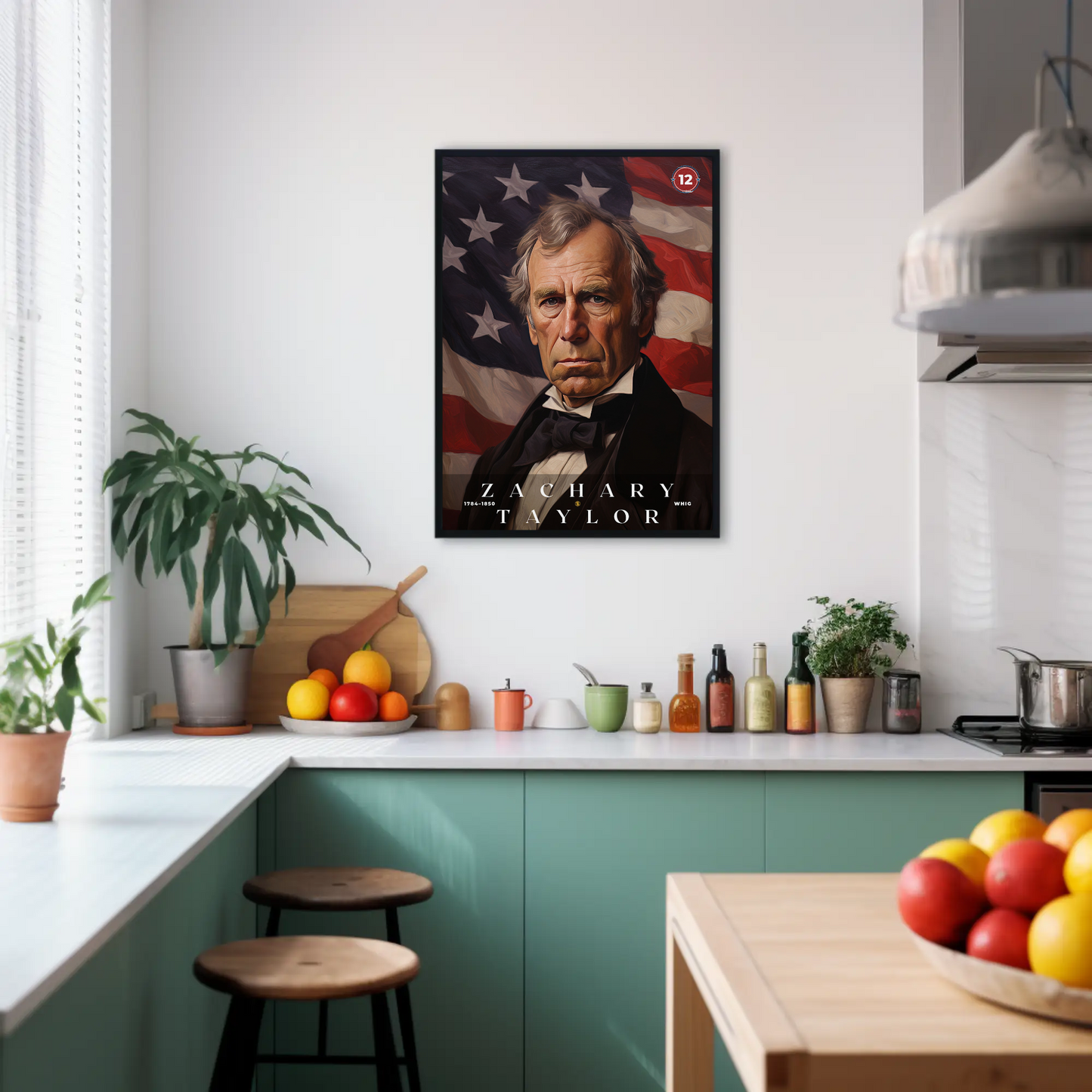 Zachary Taylor 12th President Of The United States Portrait