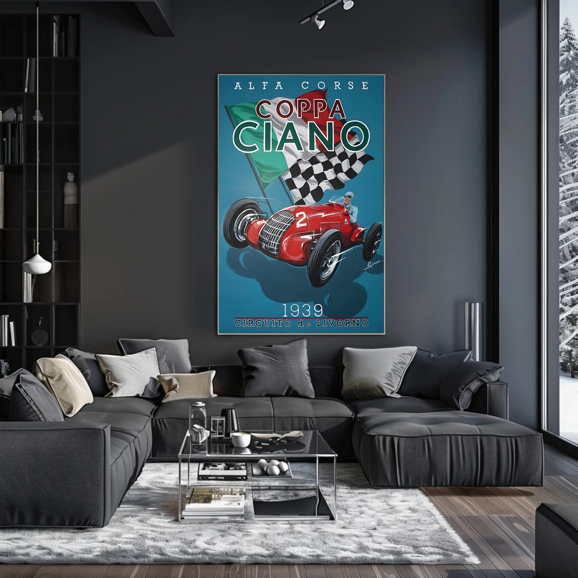 Coppa Ciano 1939 Racing Poster