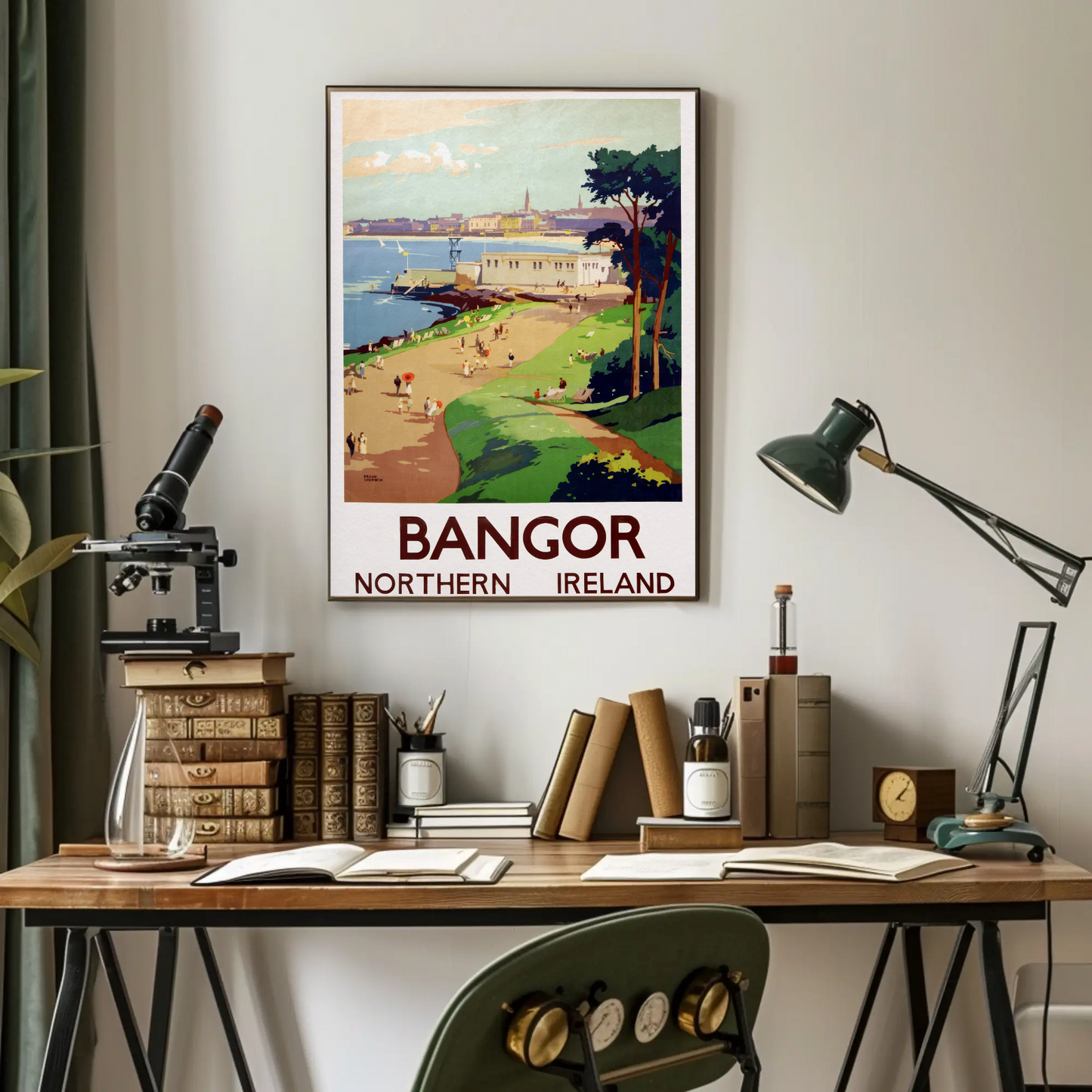 Vintage Poster - Bangor Northern Ireland