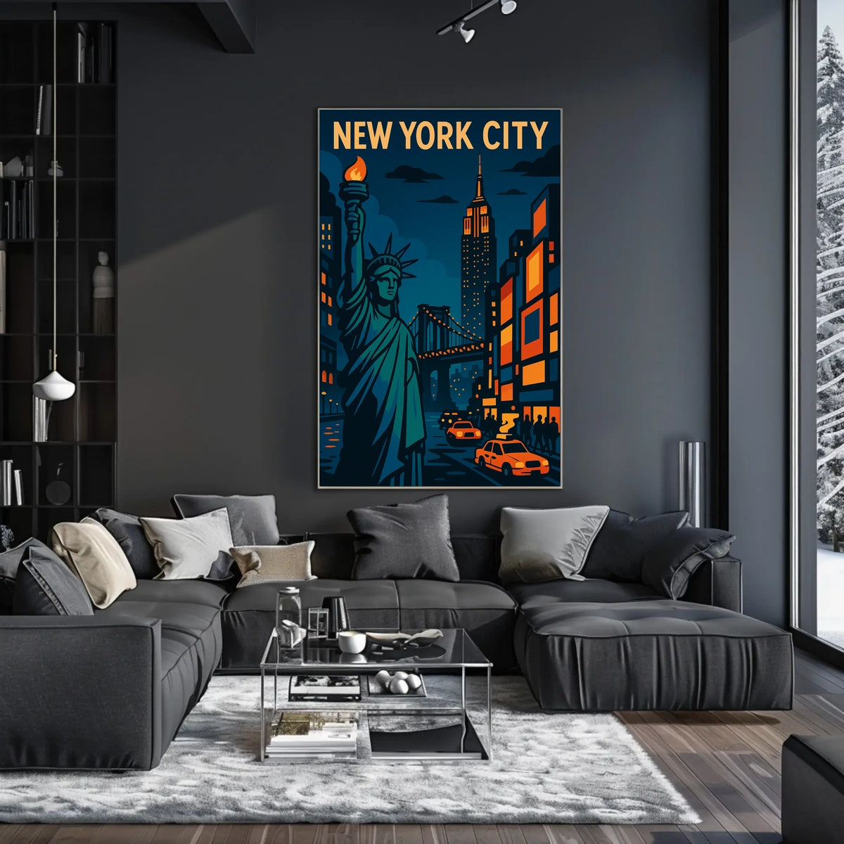 New York City Skyline Poster