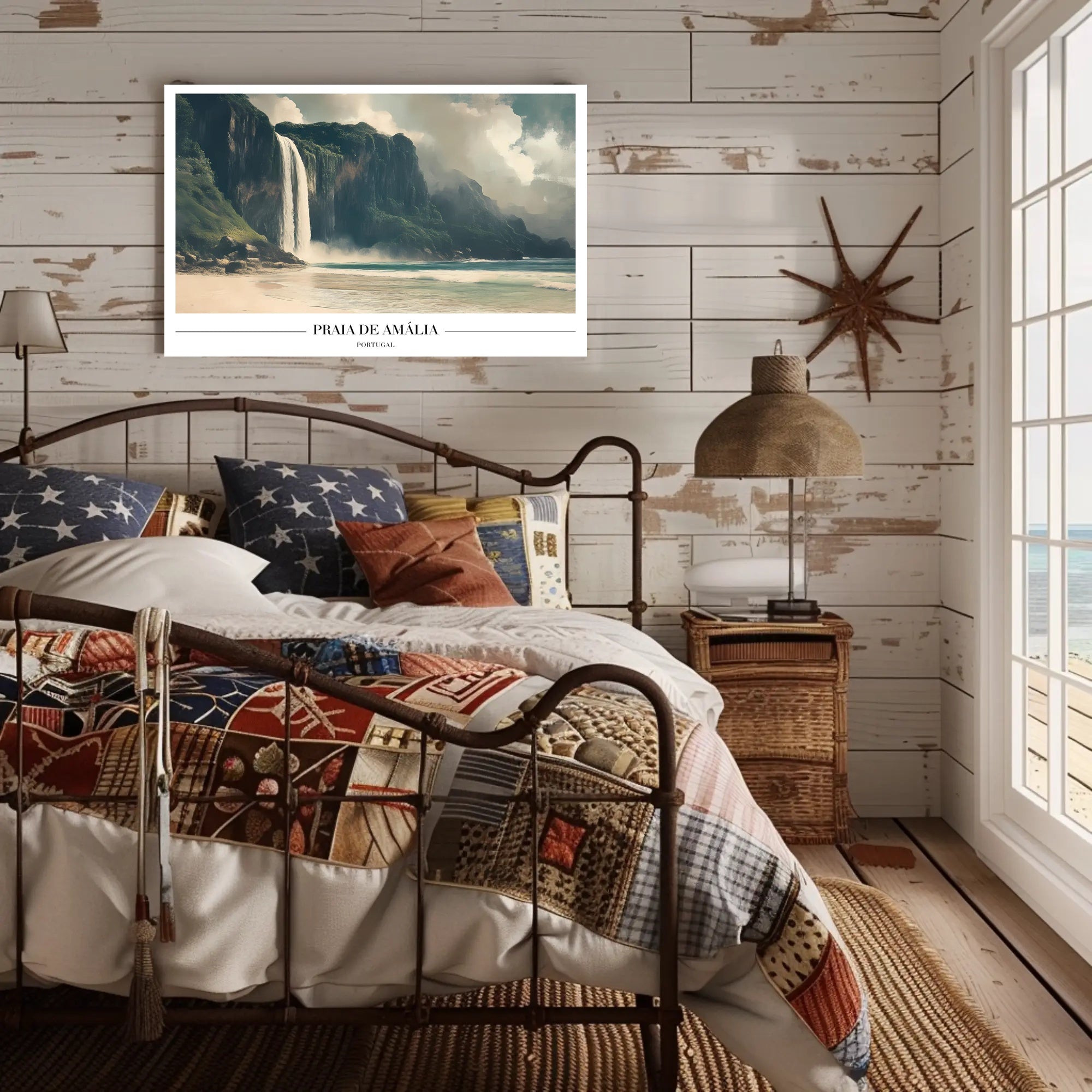 Serene Portugal Coastal Escape Travel Poster