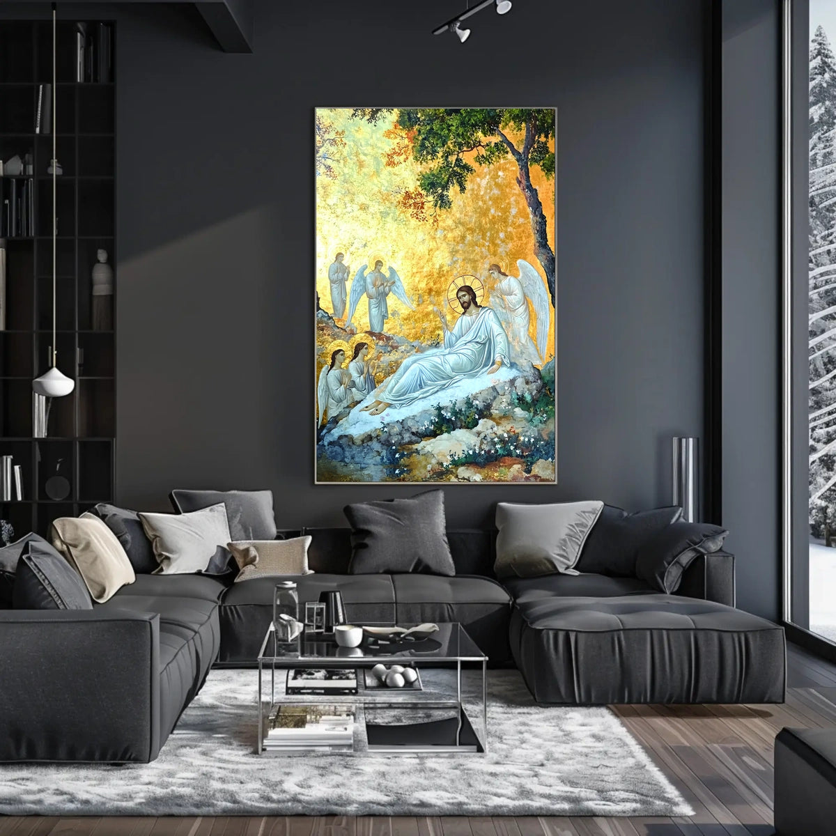 Serene Divine Gathering Poster