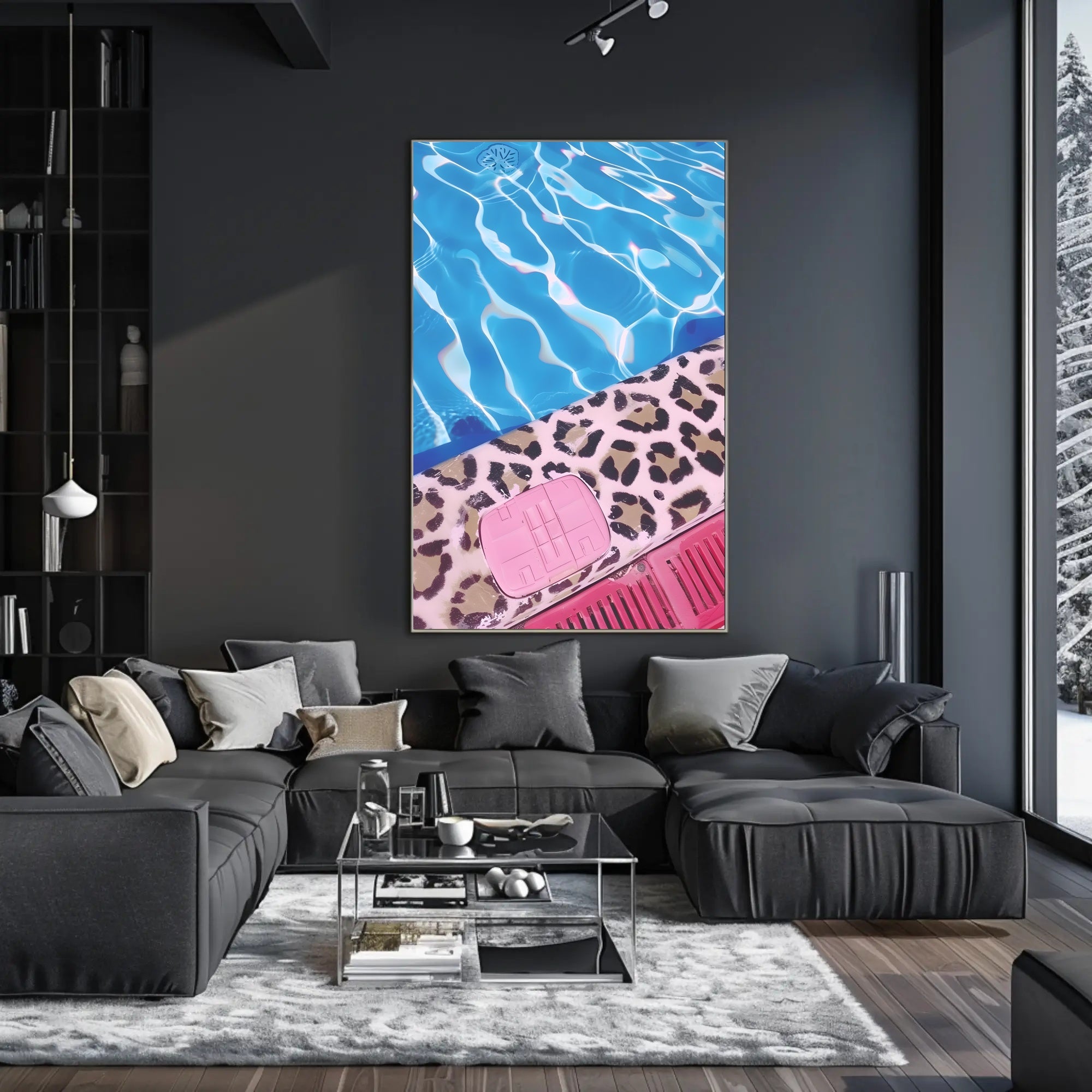 Poolside Vibrance Poster